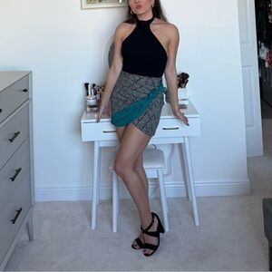 Urban Outfitters tribal print wrap mini skirt - XS